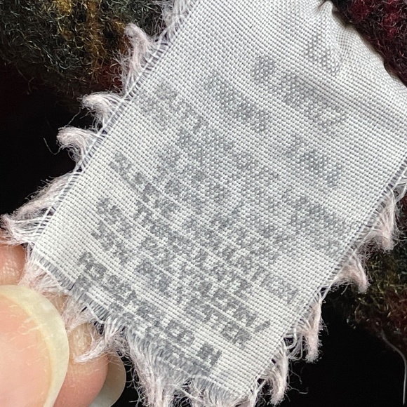 Vintage L.L .Bean Chore Jacket Coat Size LT Beige Wool Blend Button In Lining - Picture 8 of 14